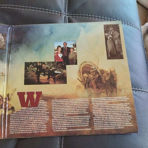 How the West Was Won Deluxe Letter Box Laserdisc Gregory Peck James Stewart - Picture 6 of 7